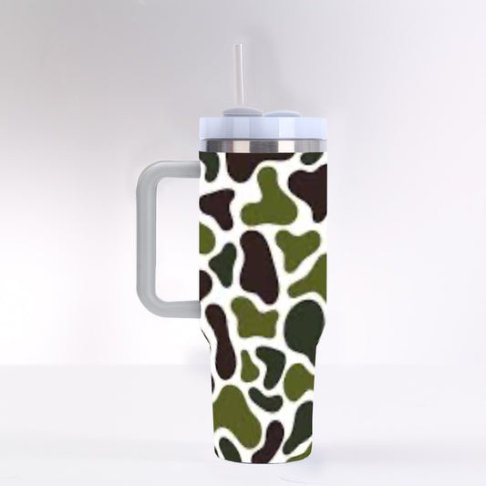 Light old school 40 oz Tumbler With Handle